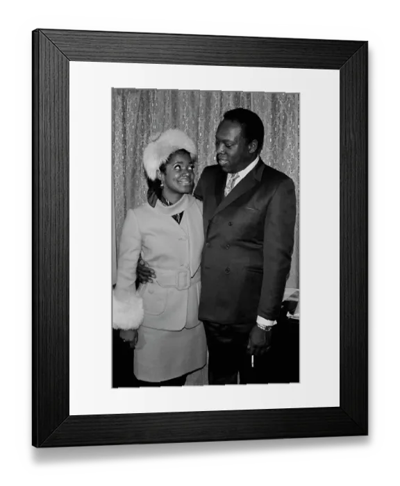Framed Print : Carla Thomas And King Curtis Framed Print : Carla Thomas And King Curtis