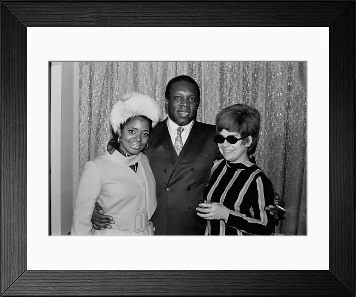 Framed Print : Carla Thomas And King Curtis Framed Print : Carla Thomas And King Curtis
