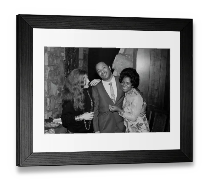 Framed Print : Janis Joplin And Carla Thomas Framed Print : Janis Joplin And Carla Thomas
