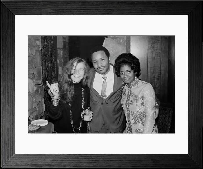 Framed Print : Janis Joplin And Carla Thomas
