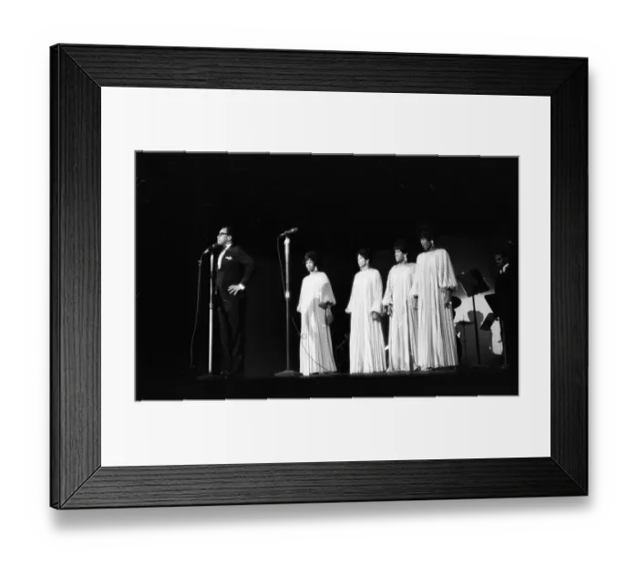 Framed Print : The Sweet Inspirations Performing Framed Print : The Sweet Inspirations Performing