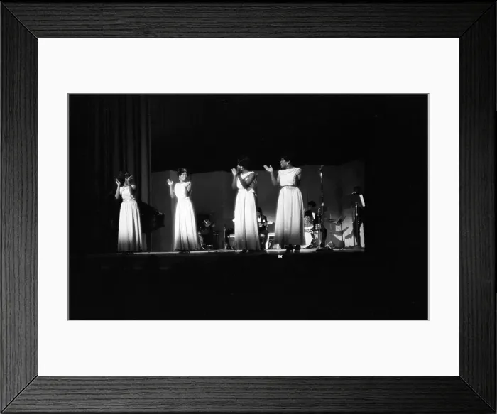 Framed Print : The Sweet Inspirations Performing Framed Print : The Sweet Inspirations Performing