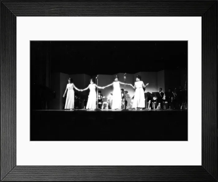 Framed Print : The Sweet Inspirations Performing Framed Print : The Sweet Inspirations Performing