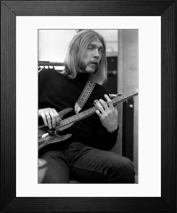 Framed Print : Photo of Duane Allman Framed Print : Photo of Duane Allman