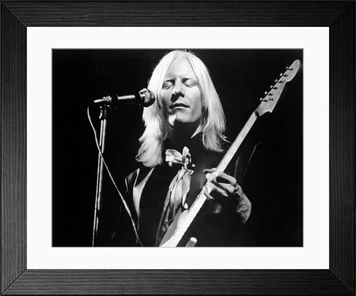 Framed Print : Johnny Winter In Concert