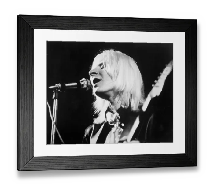 Framed Print : Johnny Winter In Concert
