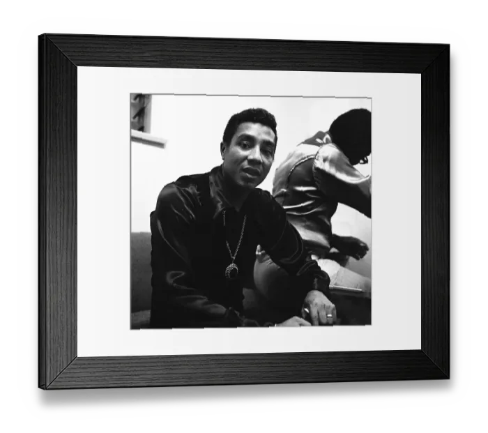 Framed Print : Smokey Robinson Backstage Framed Print : Smokey Robinson Backstage