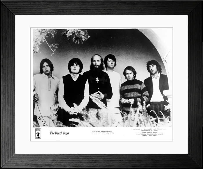 Framed Print : Beach Boys On Brother Records Framed Print : Beach Boys On Brother Records