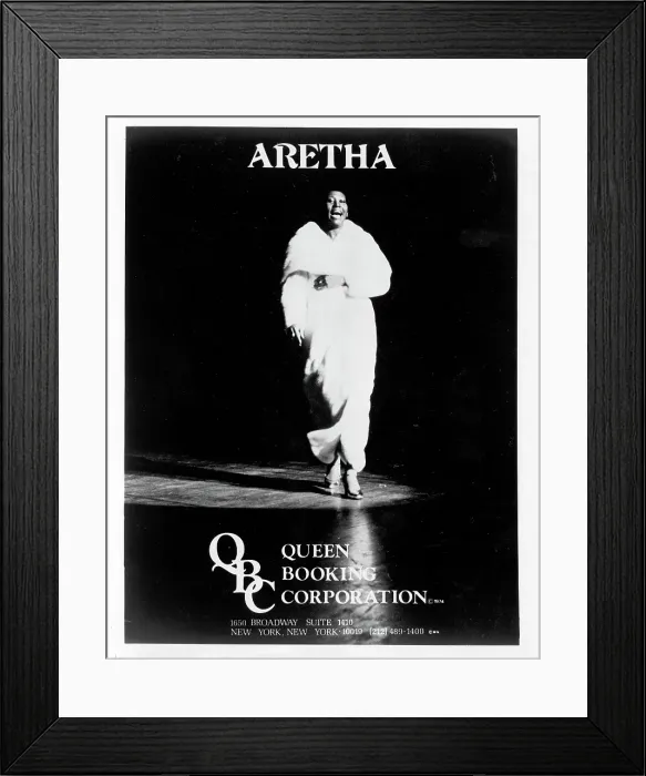 Framed Print : Queen Of Soul Performing