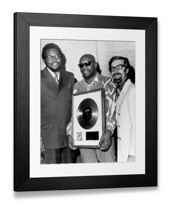 Framed Print : Hot Buttered Soul Album Sales Milestone Framed Print : Hot Buttered Soul Album Sales Milestone