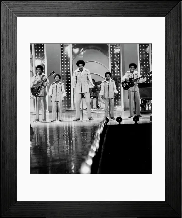 Framed Print : Jackson 5 On A TV Show Framed Print : Jackson 5 On A TV Show