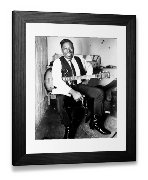 Framed Print : B.B. King Portrait Framed Print : B.B. King Portrait