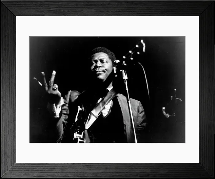 Framed Print : B.B. King Performing Framed Print : B.B. King Performing