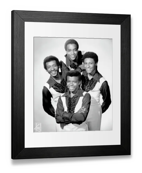 Framed Print : Little Anthony & The Imperials Portrait Framed Print : Little Anthony & The Imperials Portrait