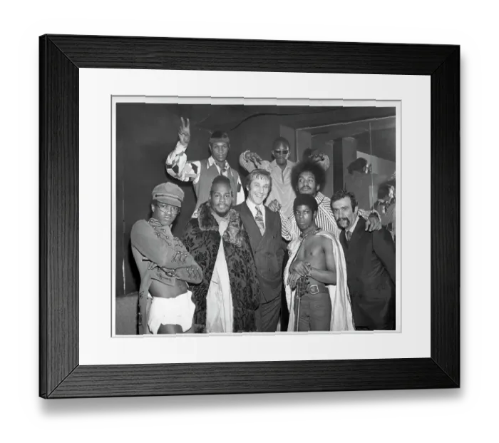 Framed Print : Funkadelic With Record Exec And Publisher Framed Print : Funkadelic With Record Exec And Publisher