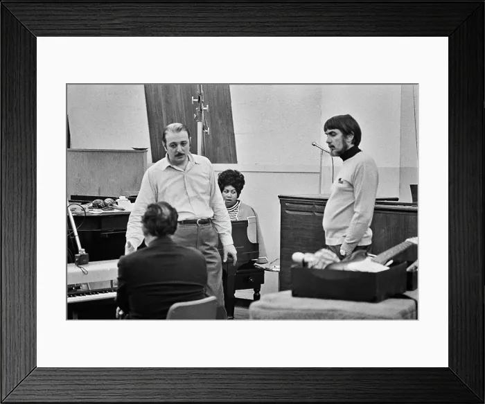 Framed Print : Recording of Aretha Franklin's Album This Girl's in Love with You At Atlantic Studios Framed Print : Recording of Aretha Franklin's Album This Girl's in Love with You At Atlantic Studios