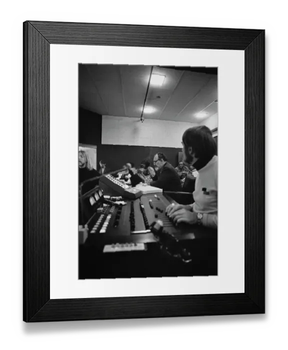 Framed Print : Recording of Aretha Franklin's Version of The Weight At Atlantic Studios Framed Print : Recording of Aretha Franklin's Version of The Weight At Atlantic Studios