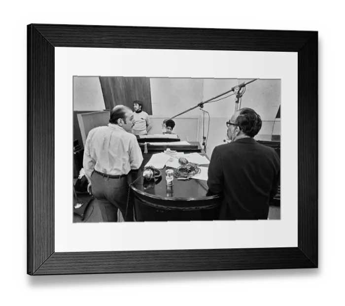 Framed Print : Recording of Aretha Franklin's Album This Girl's in Love with You At Atlantic Studios Framed Print : Recording of Aretha Franklin's Album This Girl's in Love with You At Atlantic Studios
