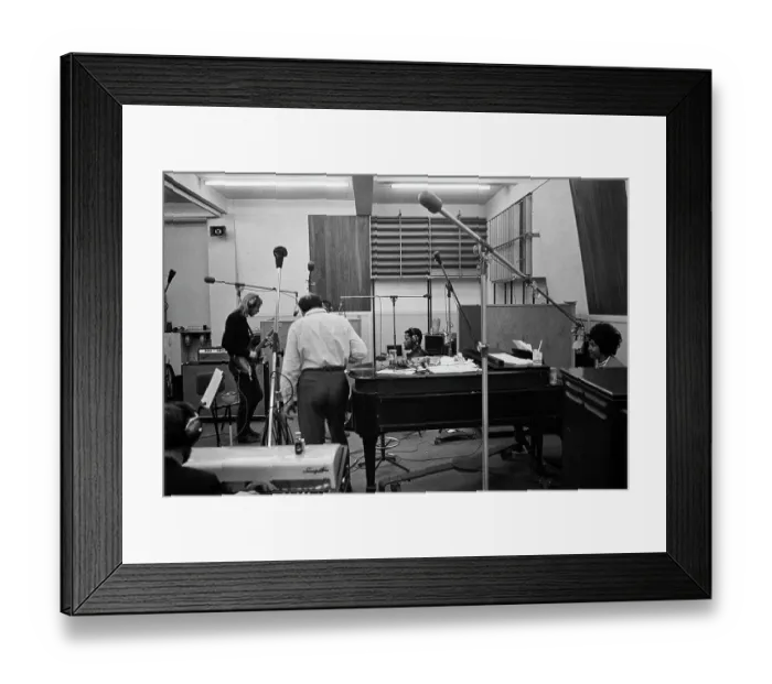 Framed Print : Recording of Aretha Franklin's Version of The Weight At Atlantic Studios Framed Print : Recording of Aretha Franklin's Version of The Weight At Atlantic Studios