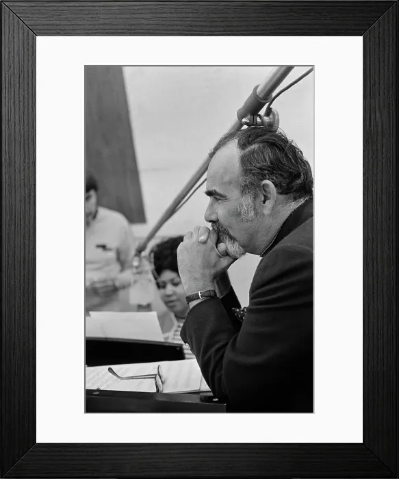 Framed Print : Recording of Aretha Franklin's Album This Girl's in Love with You At Atlantic Studios Framed Print : Recording of Aretha Franklin's Album This Girl's in Love with You At Atlantic Studios