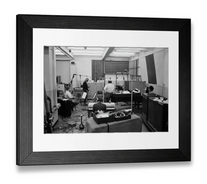 Framed Print : Recording of Aretha Franklin's Version of The Weight At Atlantic Studios Framed Print : Recording of Aretha Franklin's Version of The Weight At Atlantic Studios