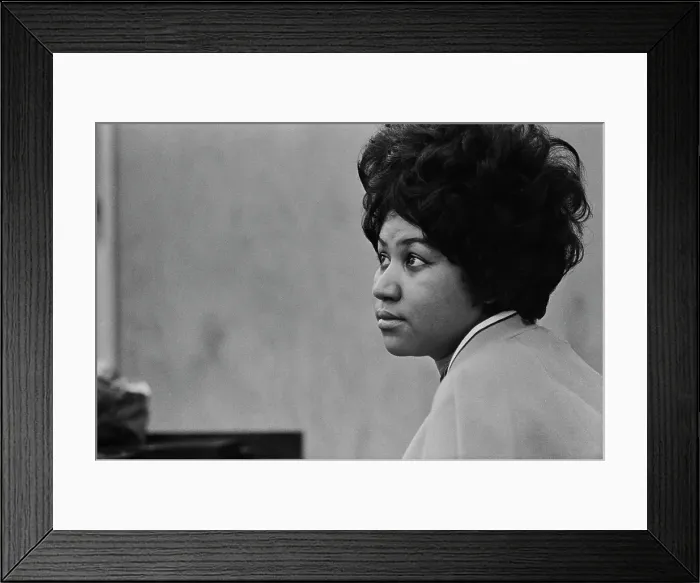 Framed Print : Recording of Aretha Franklin's Album This Girl's in Love with You At Atlantic Studios Framed Print : Recording of Aretha Franklin's Album This Girl's in Love with You At Atlantic Studios