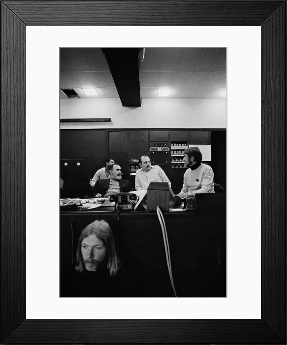 Framed Print : Recording of Aretha Franklin's Version of The Weight At Atlantic Studios