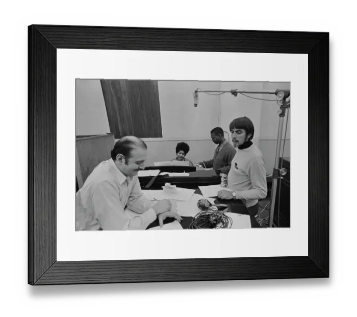 Framed Print : Recording of Aretha Franklin's Album This Girl's in Love with You At Atlantic Studios Framed Print : Recording of Aretha Franklin's Album This Girl's in Love with You At Atlantic Studios