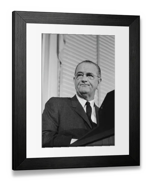Framed Print : LBJ At The National Press Club, 1969 Framed Print : LBJ At The National Press Club, 1969