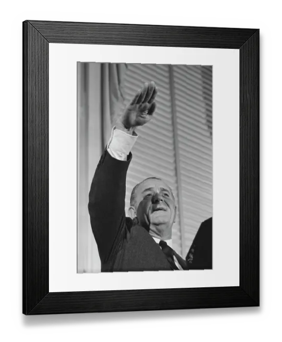 Framed Print : LBJ At The National Press Club, 1969 Framed Print : LBJ At The National Press Club, 1969