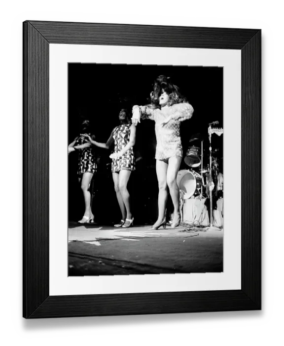 Framed Print : Tina Turner & The Ikettes Framed Print : Tina Turner & The Ikettes