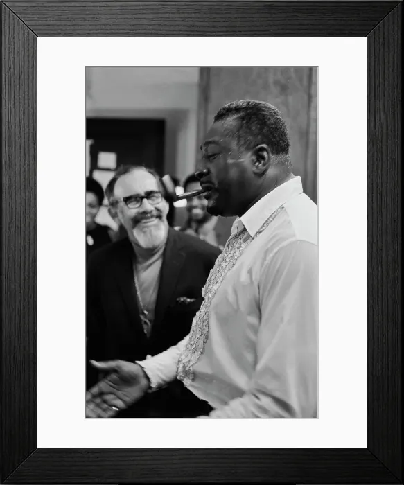 Framed Print : Albert King And Jerry Wexler Framed Print : Albert King And Jerry Wexler