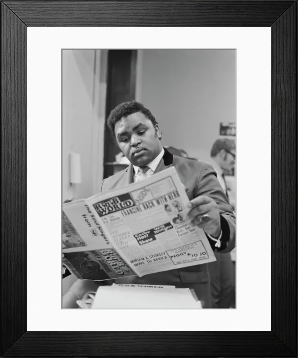 Framed Print : Solomon Burke Framed Print : Solomon Burke