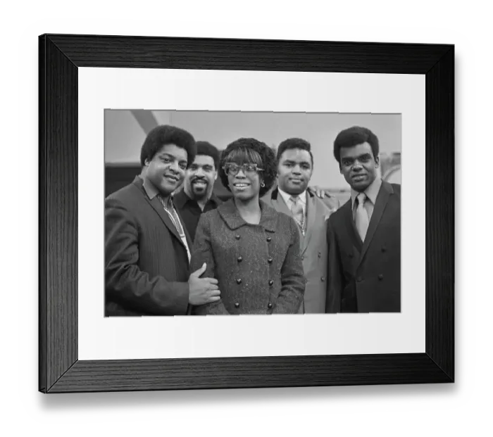 Framed Print : Solomon Burke And The Isley Brothers Framed Print : Solomon Burke And The Isley Brothers