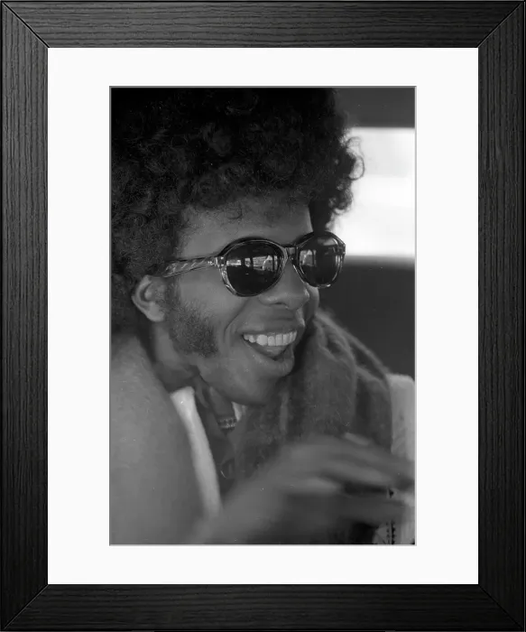 Framed Print : Sly Stone Sunglasses Framed Print : Sly Stone Sunglasses
