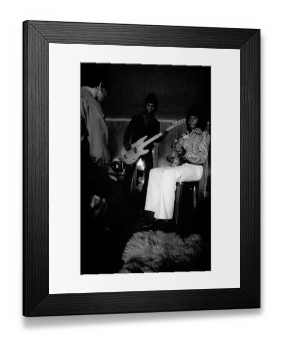 Framed Print : Sly And The Family Stone Recording Session Framed Print : Sly And The Family Stone Recording Session