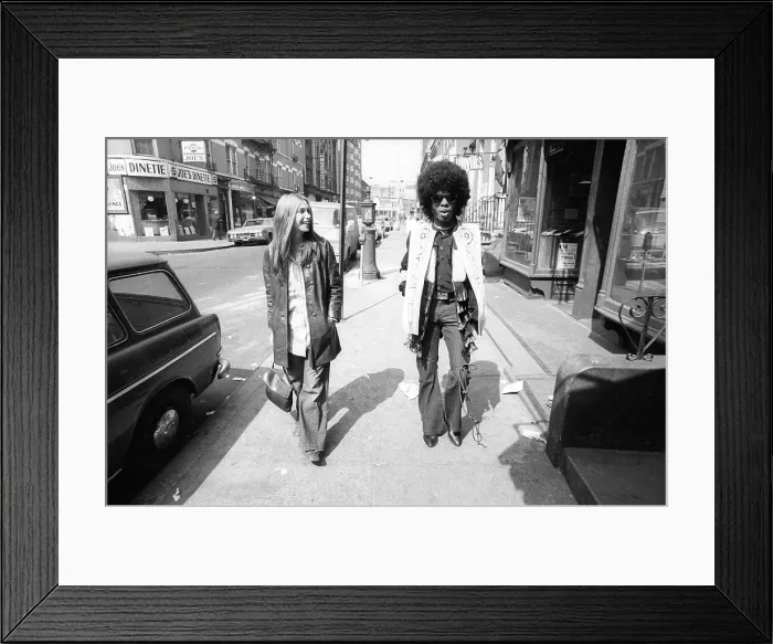 Framed Print : Sly On The Street Framed Print : Sly On The Street