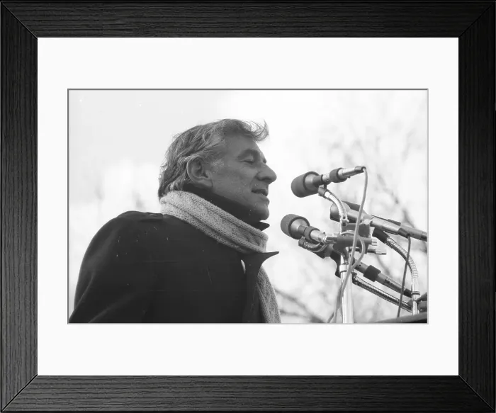 Framed Print : Moratorium March Speech Framed Print : Moratorium March Speech
