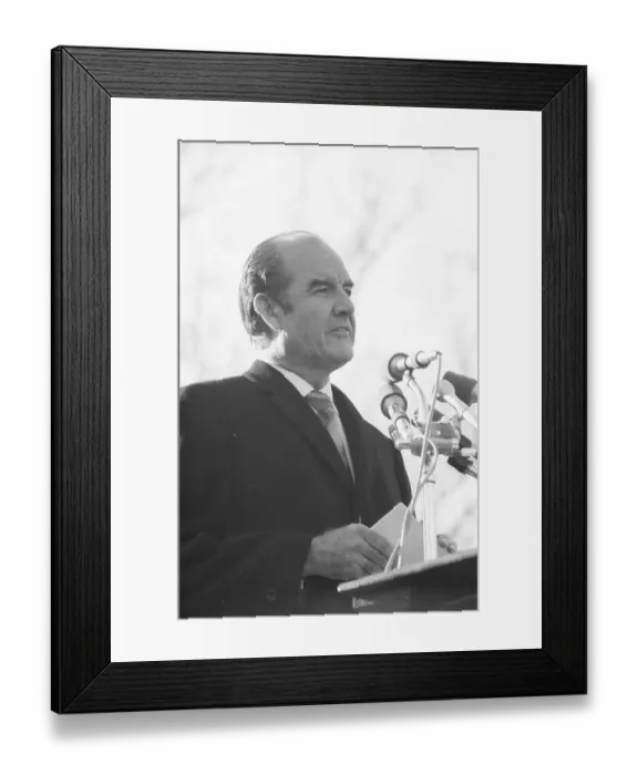 Framed Print : Photo of George McGovern Framed Print : Photo of George McGovern