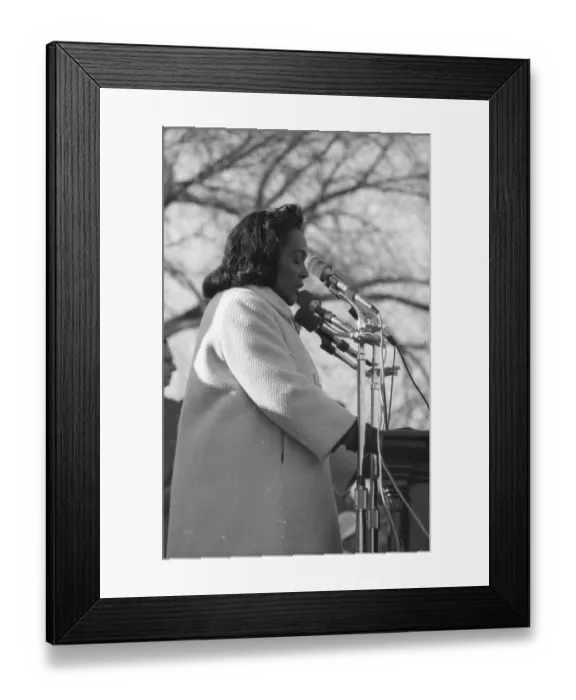 Framed Print : Coretta Scott King