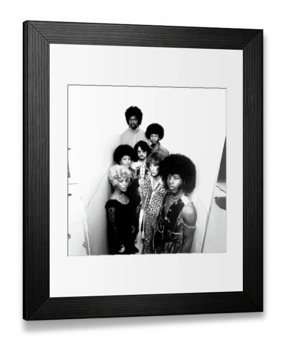 Framed Print : Sly & The Family Stone Portrait Framed Print : Sly & The Family Stone Portrait