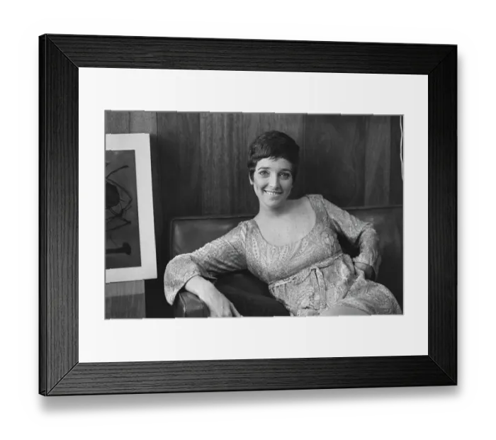 Framed Print : Lois Walden, American Singer-Songwriter Framed Print : Lois Walden, American Singer-Songwriter