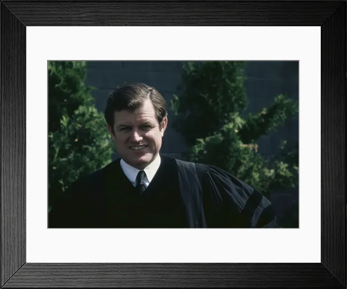 Framed Print : Ted Kennedy At Commencement Framed Print : Ted Kennedy At Commencement