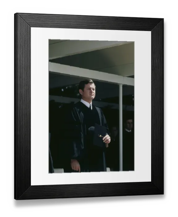 Framed Print : Ted Kennedy At Commencement Framed Print : Ted Kennedy At Commencement