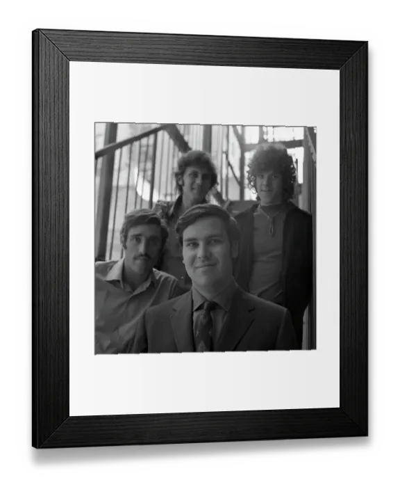 Framed Print : Woodstock Music Festival Co-Founders Portrait Session
