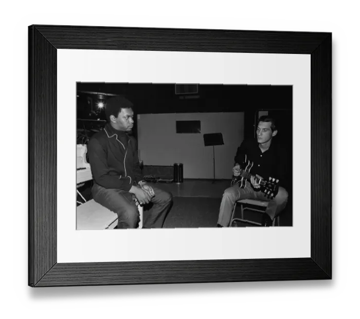 Framed Print : Booker T Jones & Steve Cropper Framed Print : Booker T Jones & Steve Cropper