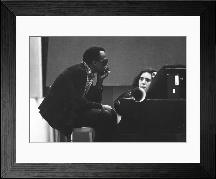 Framed Print : Nyro & Miles In The Studio Framed Print : Nyro & Miles In The Studio
