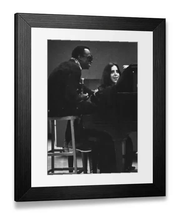 Framed Print : Nyro & Miles In The Studio Framed Print : Nyro & Miles In The Studio