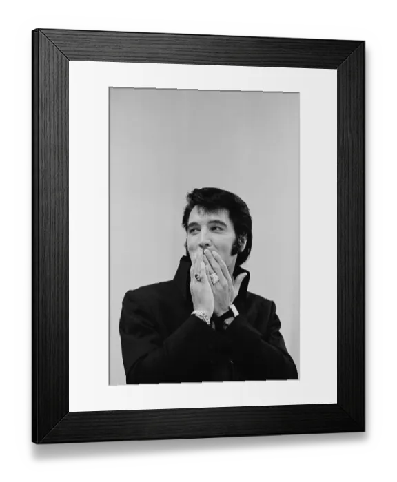 Framed Print : Elvis Presley At A Press Conference Framed Print : Elvis Presley At A Press Conference