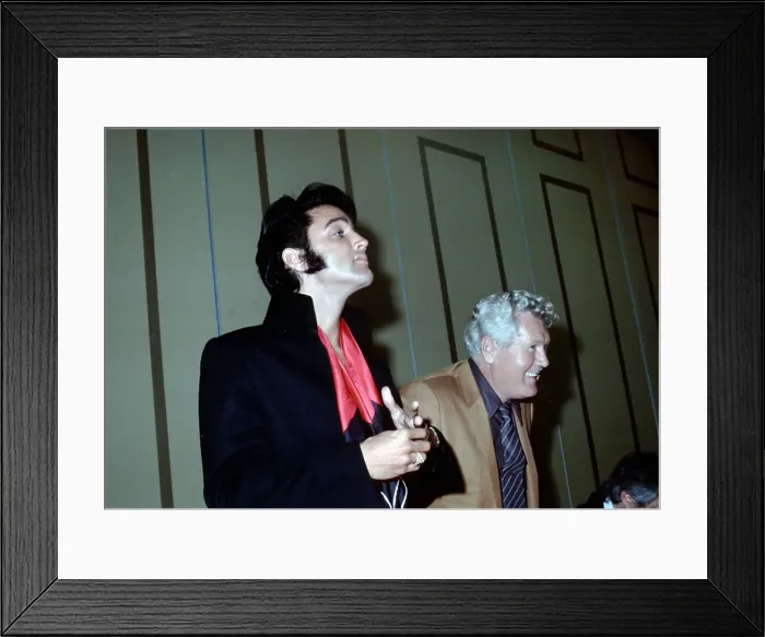 Framed Print : Elvis Presley At A Press Conference Framed Print : Elvis Presley At A Press Conference